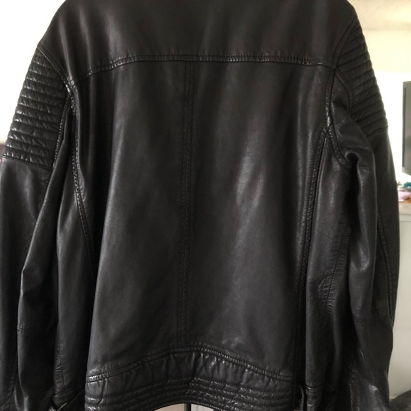 Guess Sherwood Studded Leather Jacket - Picture 3 of 6